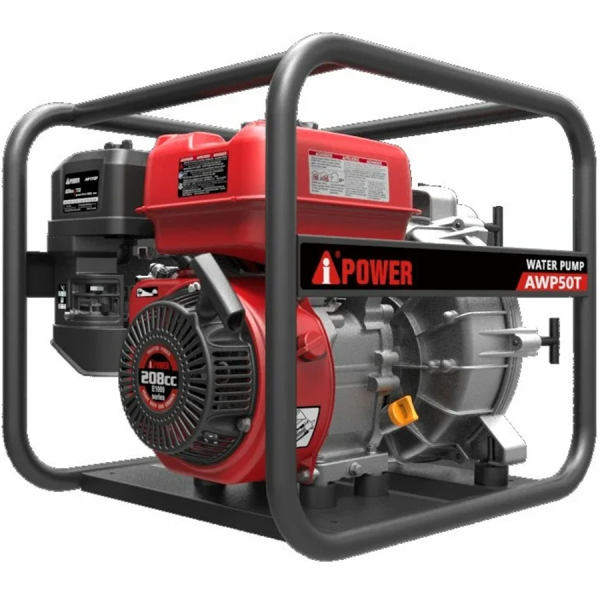 Мотопомпа бензиновая для грязной воды A-iPower AWP50T 30221 в Екатеринбурге