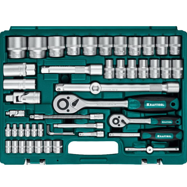 Набор инструмента Kraftool X-Drive 1/2"+1/4", 94пр.  27883-H95_z03 в Екатеринбурге 