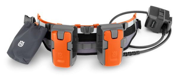 Пояс для переноски дополнительных аккумуляторов Husqvarna Flexi с подключением инструмента через адаптер