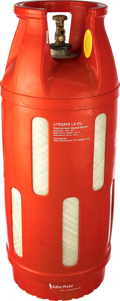 Баллон композитный "LiteSafe" 47л/20кг в Екатеринбурге