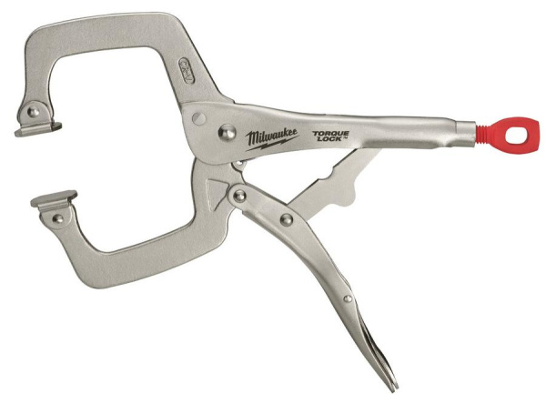 Зажим Milwaukee  Locking hand clamps 11" с подвижными губками