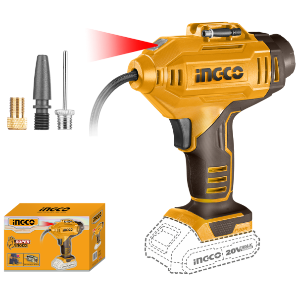 Аккумуляторный автомобильный компрессор INGCO CACLI2018 в Екатеринбурге