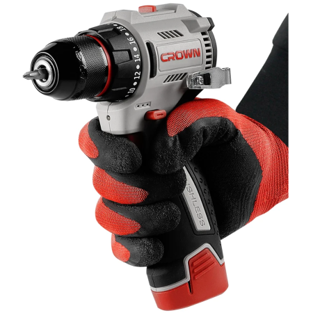 Дрель-шуруповерт аккумуляторная CROWN CT21129HMX-2 BMC 12В, 2*2,0Ач, кейс в Екатеринбурге