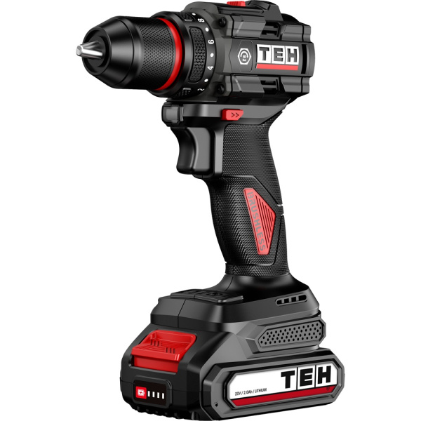 Аккумуляторная дрель TEH TDBL320-2B 