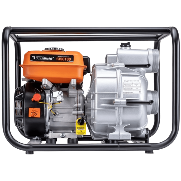 Мотопомпа бензиновая для грязной воды FoxWeld 1350T80 8637 в Екатеринбурге