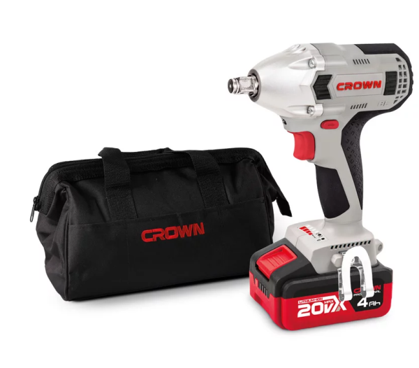 Аккумуляторный ударный гайковерт CROWN CT22015HX-4 TB в Екатеринбурге