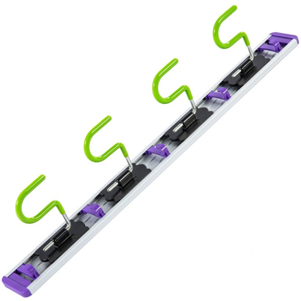 Алюминиевый настенный держатель для садового инструмента Palisad, 4 крюка 68304 в Екатеринбурге