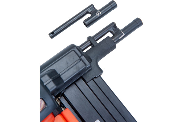 Аккумуляторный газовый монтажный пистолет по бетону Hybest HBGSR40A2022 тип гвоздя CN 15-40мм. в Екатеринбурге 