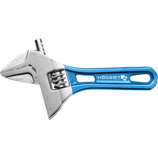 Разводной облегченный ключ HOEGERT с короткой рукояткой 140мм  HT1P562 в Екатеринбурге 