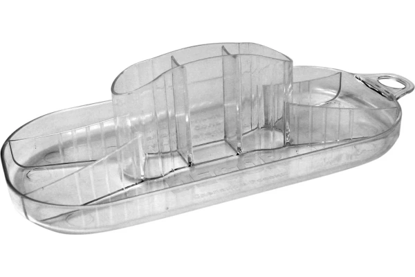 Гладилка овальная прозрачная большая DECOR 110х220мм., для декоративных составов 640-220 в Екатеринбурге 