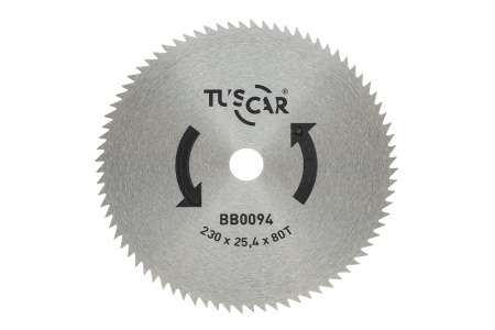 Нож для мотокосы TUSCAR BB0094, Premium, 230x25,4x80T, Saw в Екатеринбурге
