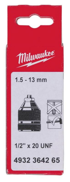 Патрон Milwaukee бесключевой 1,5-13 1/2"х20