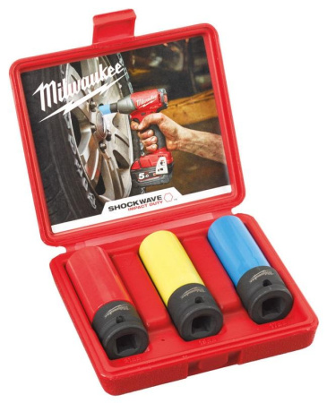 Набор головок MILWAUKEE SHOCKWAVE AUVTOMOTIVE (3ШТ) 4932451568