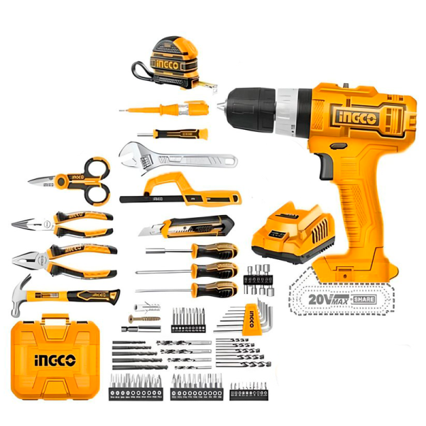 Набор шуруповерта и ручного инструмента  INGCO HKTHP11651