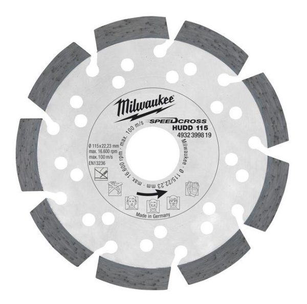 Алмазный диск HUDD 125 Milwaukee