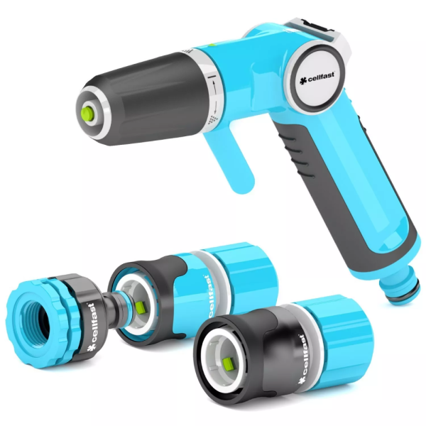 Комплект с оросителем прямым пистолетным ERGO 1/2 53-520 CELLFAST