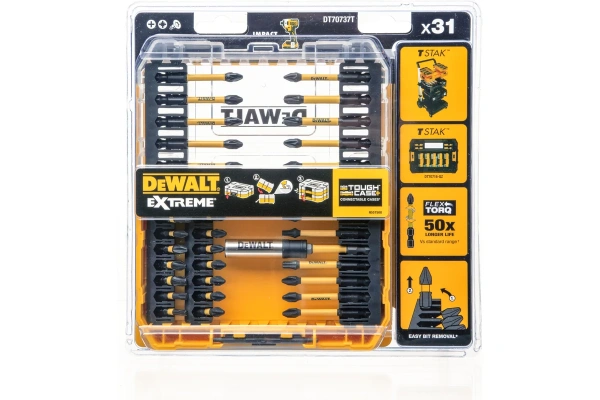 Набор бит и насадок DeWalt FLEXTORQ 31 предмет  DT70737T-QZ