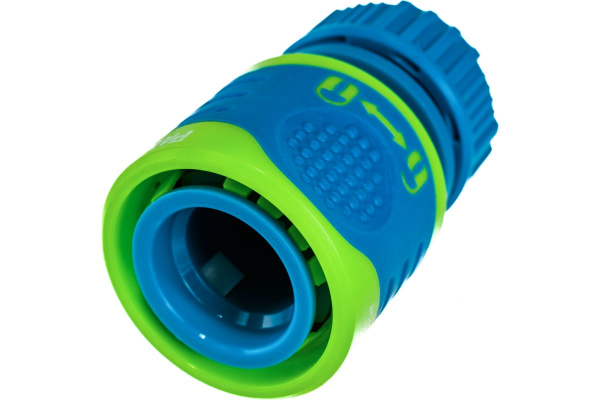 Соединитель для шланга Palisad LUXE 1/2", аквастоп, двухкомпонентный 66244 в Екатеринбурге