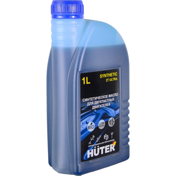 Масло Huter 2Т ULTRA синтетическое для двухтактных двигателей, для техники 1л. 73/8/3/3 в Екатеринбурге