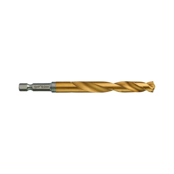 Сверло по металлу Milwaukee RedHEX HSS-G TiN 10мм (1шт)