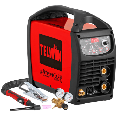Аппарат аргонодуговой сварки TECHNOLOGY TIG 230 DC-HF/LIFT VRD + TIG ACC. Telwin в Екатеринбурге