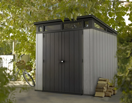 Блок хозяйственный из ПВХ "Keter" Артисан 7х7 серый 214x218x226см 139кг  17203426 в Екатеринбурге