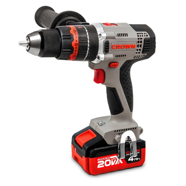 Аккумуляторный ударный шуруповерт CROWN CT21093HMX-4 BMC