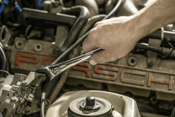 Ключ разрезной HOEGERT комбинированный с трещоткой 8мм  HT1R070 в Екатеринбурге 