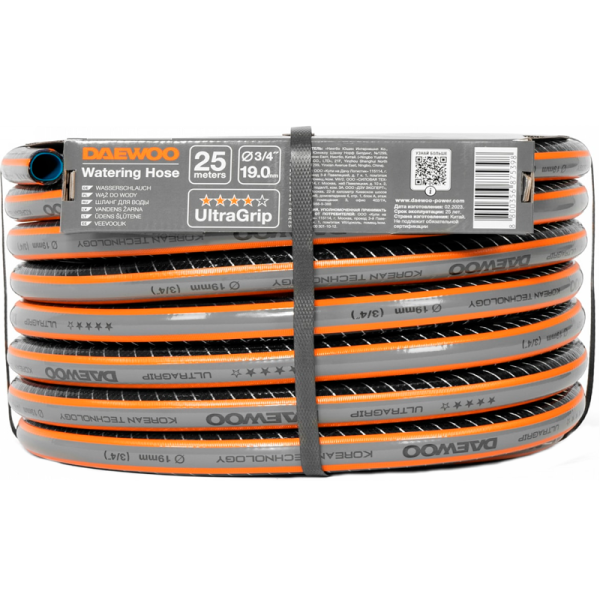Шланг DAEWOO UltraGrip  диаметром 3/4" 19мм, длина 25 метров  DWH 5134 в Екатеринбурге