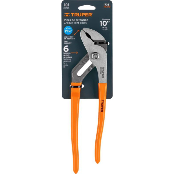 Клещи переставные TRUPER PEX-10 250мм 17351 в Екатеринбурге 