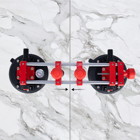 Система стягивания и выравнивания плит  205 мм DIAM EX-2P  (2 присоски с ручной помпой) 600128 в Екатеринбурге