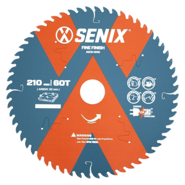 Диск пильный по дереву SENIX AECS-0010 210х30х60 в Екатеринбурге