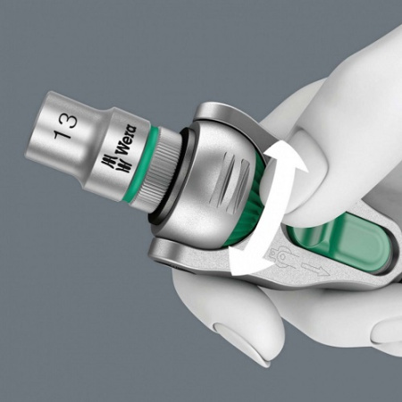 Набор с трещоткой Wera 8100 SA 9 Zyklop Speed, 1/4", 28 пр. WE-004019 в Екатеринбурге 