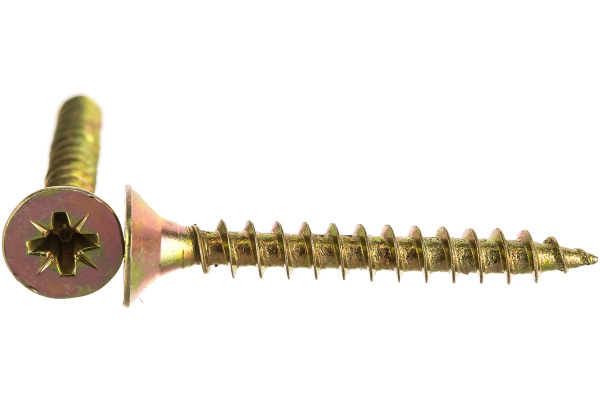 Саморез универсальный СТРОЙБАТ 5,0x40мм. желтый 10 шт. 013841 в Екатеринбурге