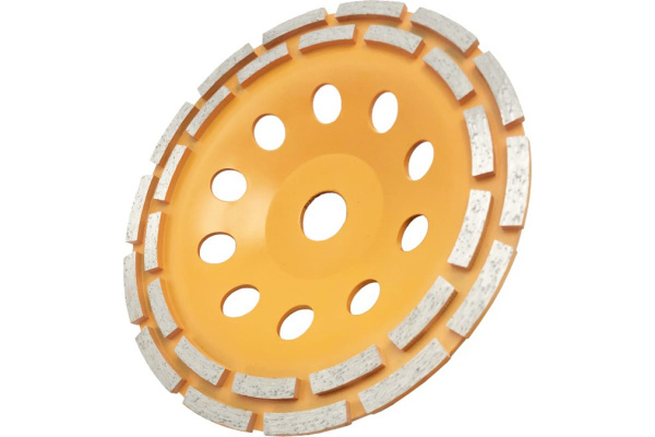 Чашка алмазная зачистная Вихрь 180 мм, двухрядная  73/10/3/7