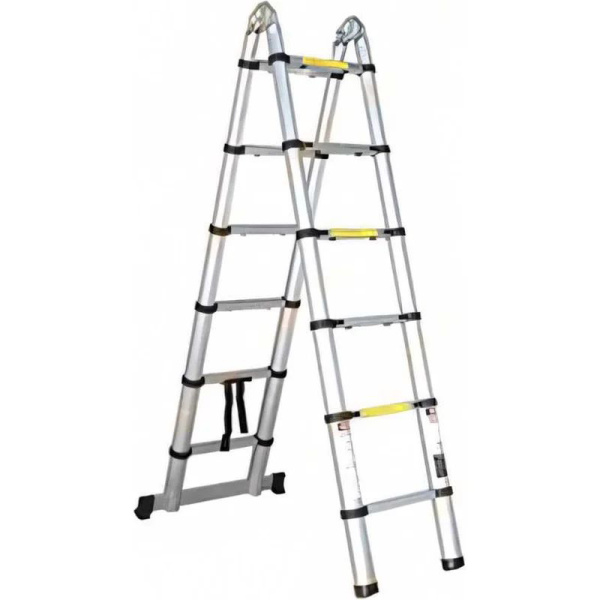 Лестница телескопическая STARTUL 2-х секц. алюм. 237/500см. 2x8 ступ. 16.95кг ST9733-050