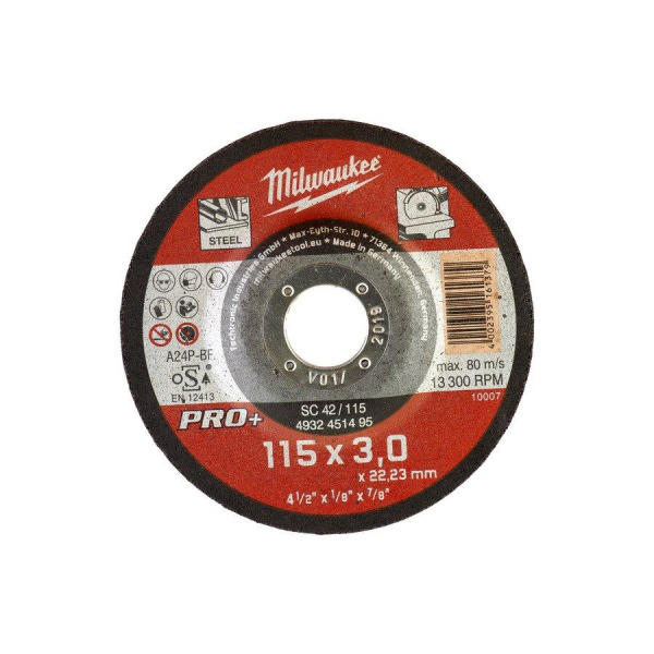 Отрезной диск Milwaukee SCS 42/115х3 PRO+ 1шт