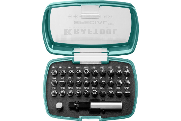 Набор бит+держатель Kraftool Special Cr-Mo 32пр. 2610-Н32
