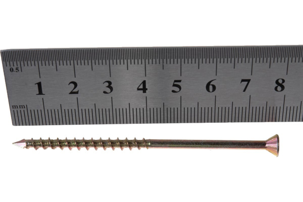 Саморез для пола (отделочный) потай INFIX 4,0х80мм. TORX15 200шт.  47181 в Екатеринбурге