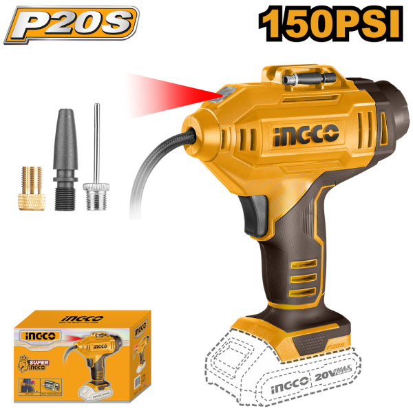 Аккумуляторный автомобильный компрессор INGCO CACLI2018 в Екатеринбурге