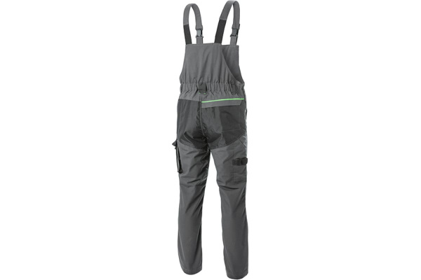 Полукомбинезон рабочий HOEGERT LEMBERG размер M (50) темно-серая  HT5K801-M в Екатеринбурге