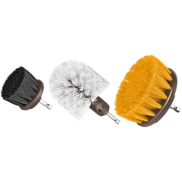 Набор щеток для дрели INGCO 1/4" 3 шт INDUSTRIAL WCB0301