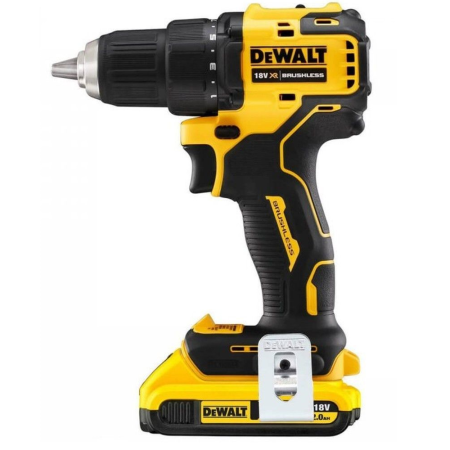 Аккумуляторная дрель-шуруповерт "DeWalt" DСD708D2T-QW (18В,Li-Ion, BL,2Ач, 2-х ск,450-1650об/мин,2акк) в Екатеринбурге
