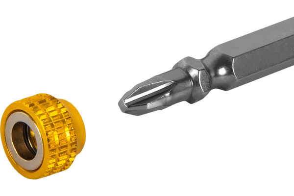 Биты ПРАКТИКА двусторонние с магнитным кольцом  РН2-РZ2 65мм Профи 2шт.  915-601 в Екатеринбурге