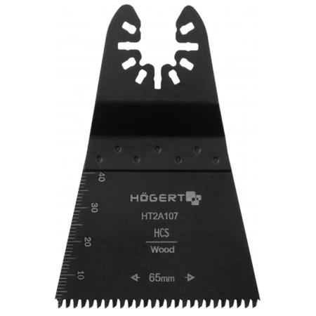 Насадка для реноваторов HOGERT TECHNIK по дереву 65x40 мм, зубцы 2,5 мм HT2A107 в Екатеринбурге