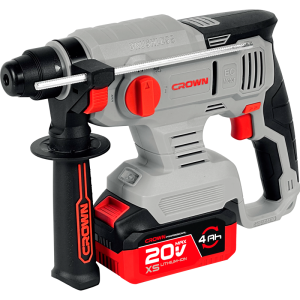 Аккумуляторный перфоратор CROWN CT28001HX-4 BMC в Екатеринбурге