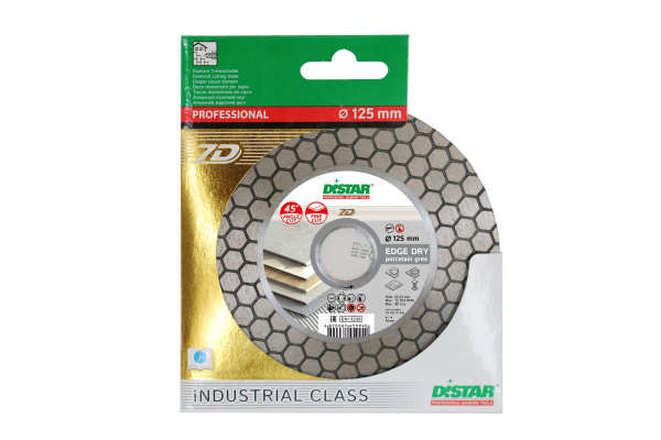 Диск алмазный 2 в 1 Distar Edge Dry 7D 125х1.6х25х22мм.  111 155 37 010 в Екатеринбурге