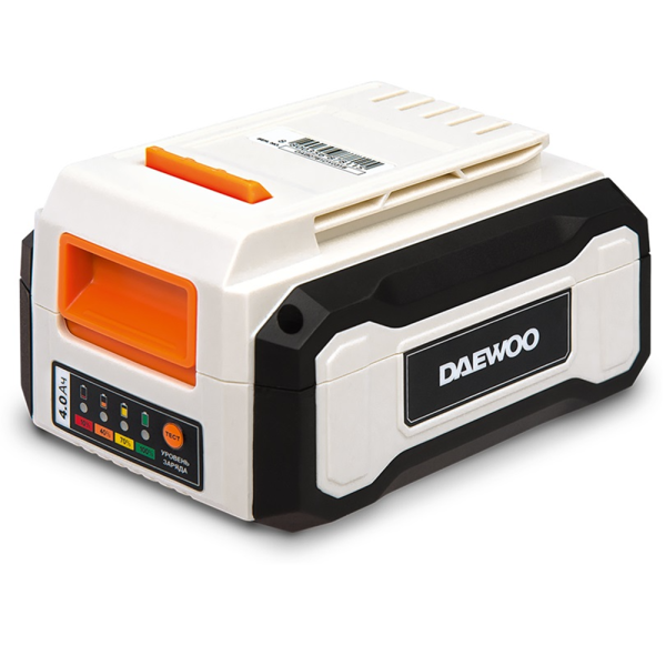Универсальная аккумуляторная батарея DAEWOO Li-Ion, 40В, 4,0 А/ч, индикатор зарядки, 1,2 DABT 4040Li