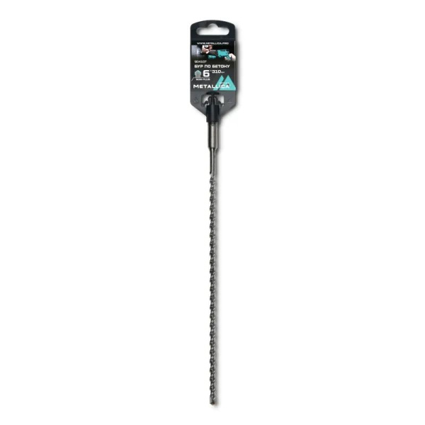 Бур по бетону SDS-plus METALLICA Optima 6х310/250 мм, напайка с центром 904107