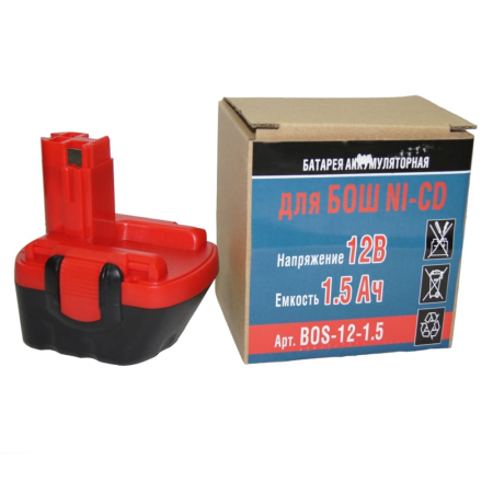 Аккумулятор P.I.T для Bosch  BOS-12-1.5-NI-CD (BD) в Екатеринбурге